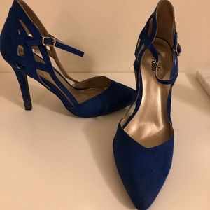 Blue Pointed Heel